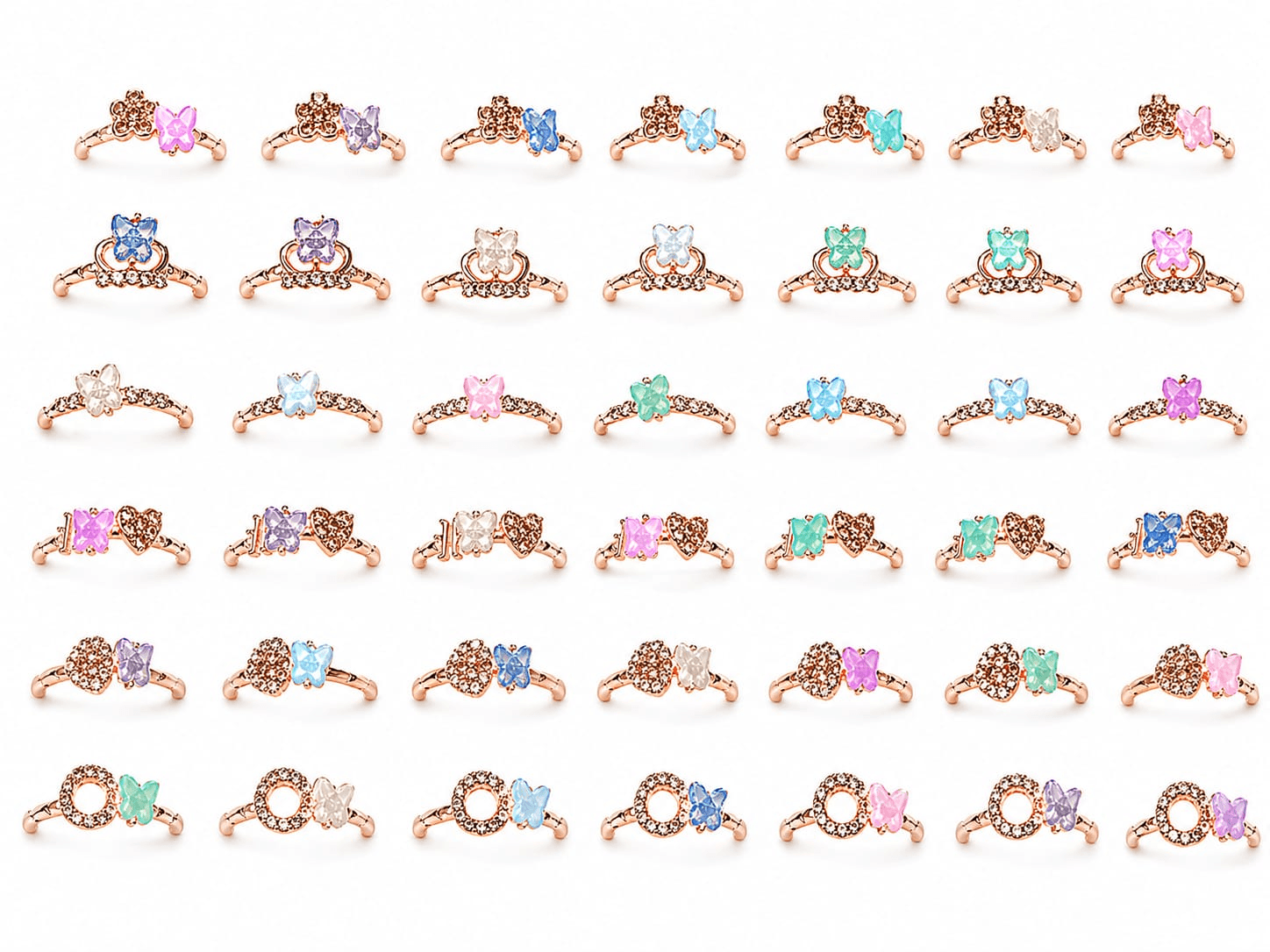 Trendy Fashion Rings - Random Designs