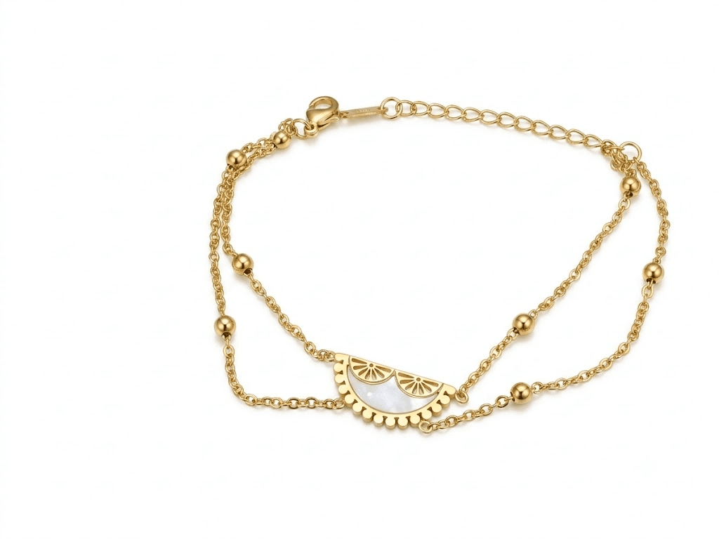 Elegant Gold Toned Charm Bracelet Collection