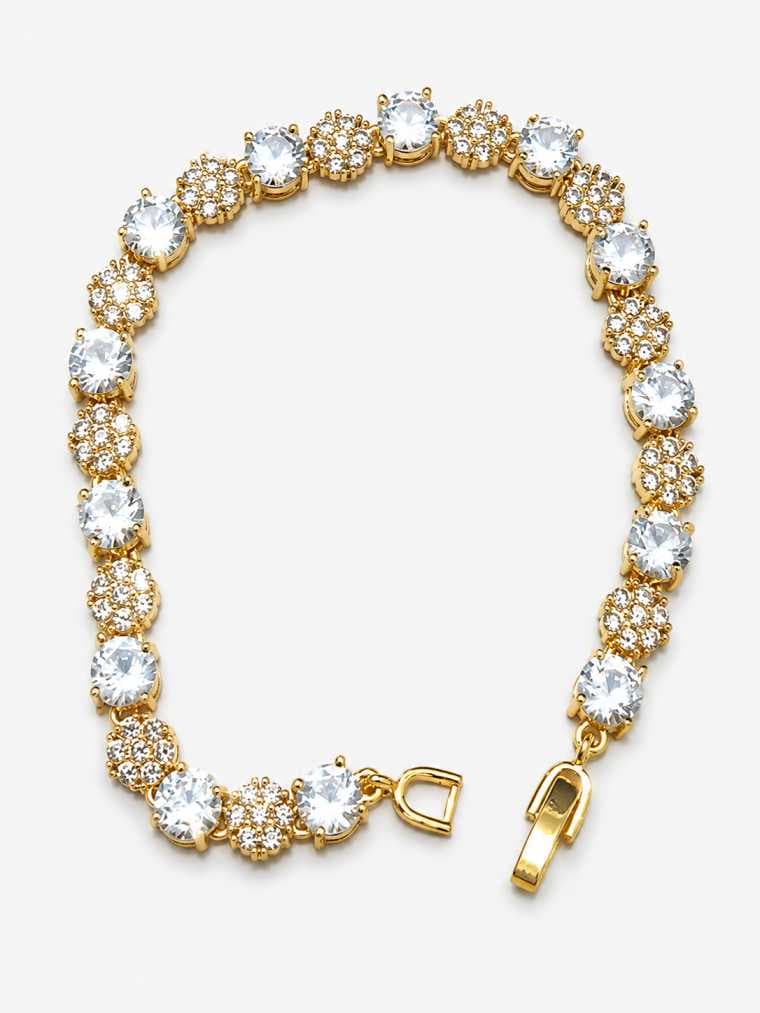 Premium Gold Plated AD Stone Bracelet Collection