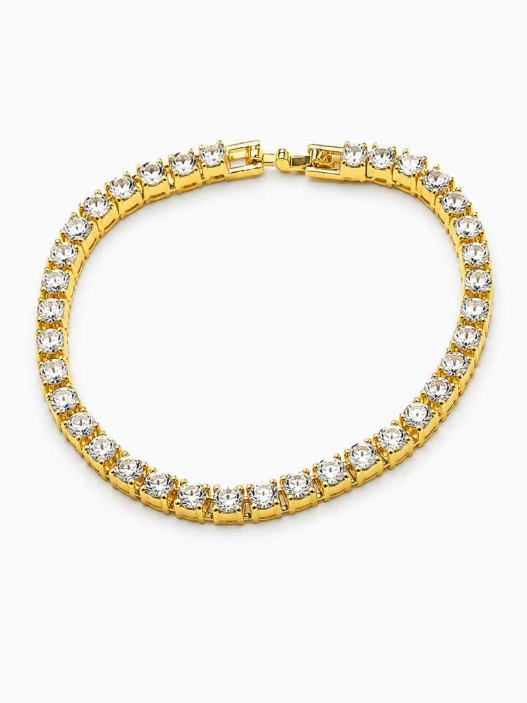 Classic Sparkling AD Stone Tennis Bracelet